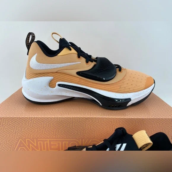 Nike Zoom Freak 3 TB Orange Chalk Men's Basketball Shoes Sneakers DA7845 700 - Picture 6 of 12